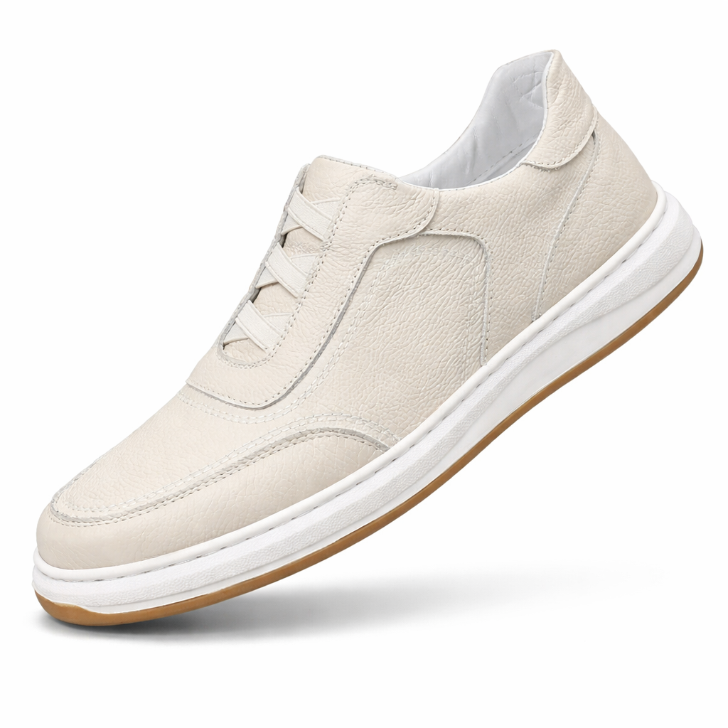 Lusitanna Genuine Leather Casual Lift Tennis Shoes
