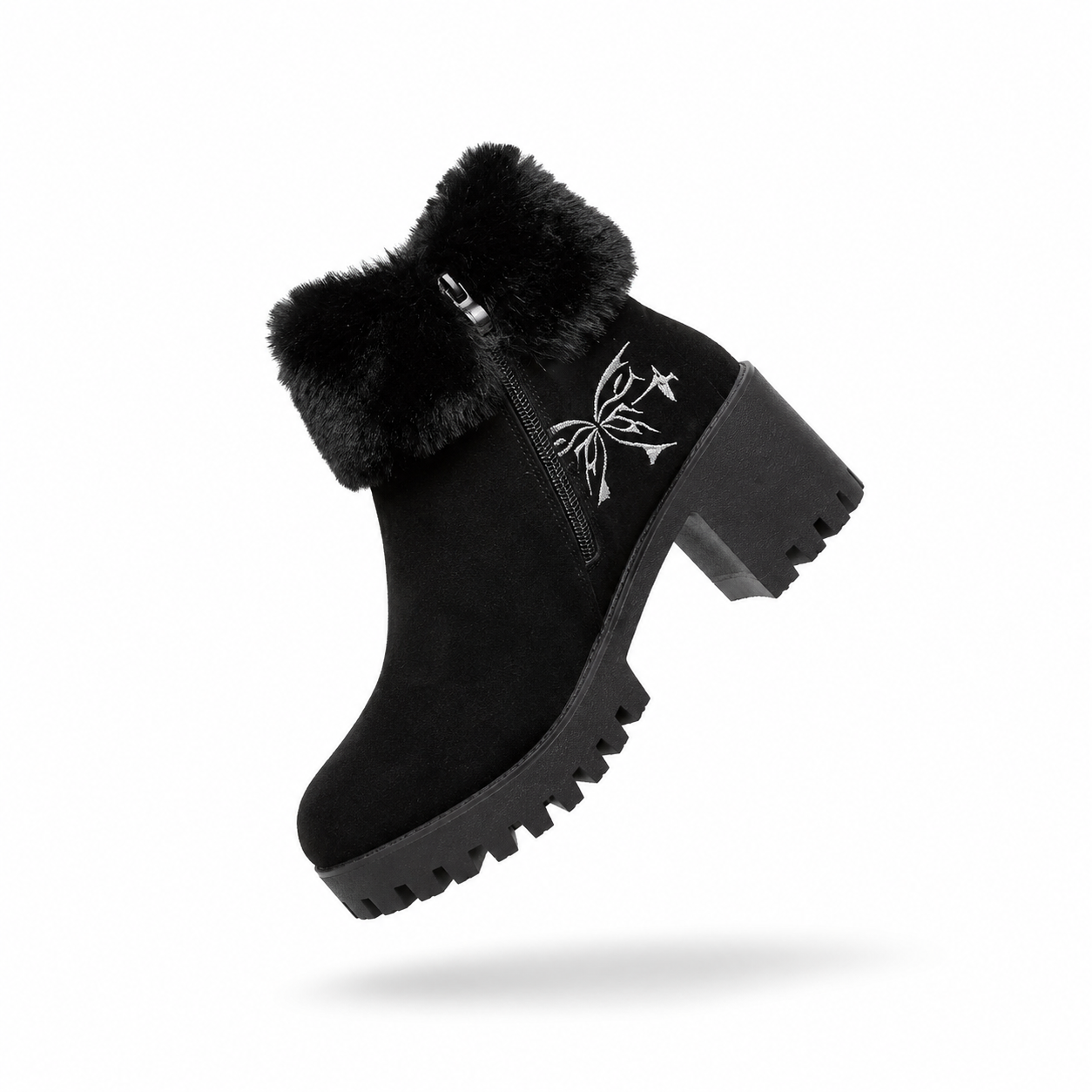 Elara – Botas de Mulher Quentes com Fecho Lateral