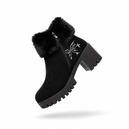 Elara – Botas de Mulher Quentes com Fecho Lateral