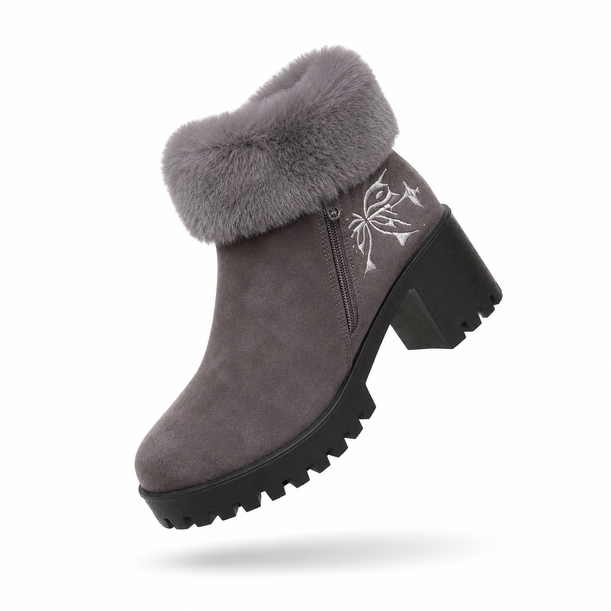 Elara – Botas de Mulher Quentes com Fecho Lateral