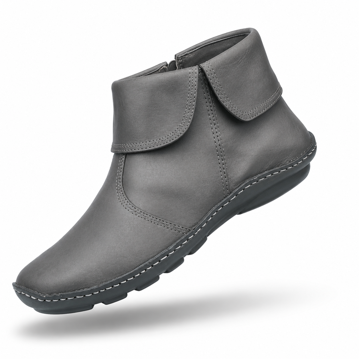 boots Amazon Wish European and American casual plus-size women's leather boots foreign trade women's boots Martin boots women's cross-border boots