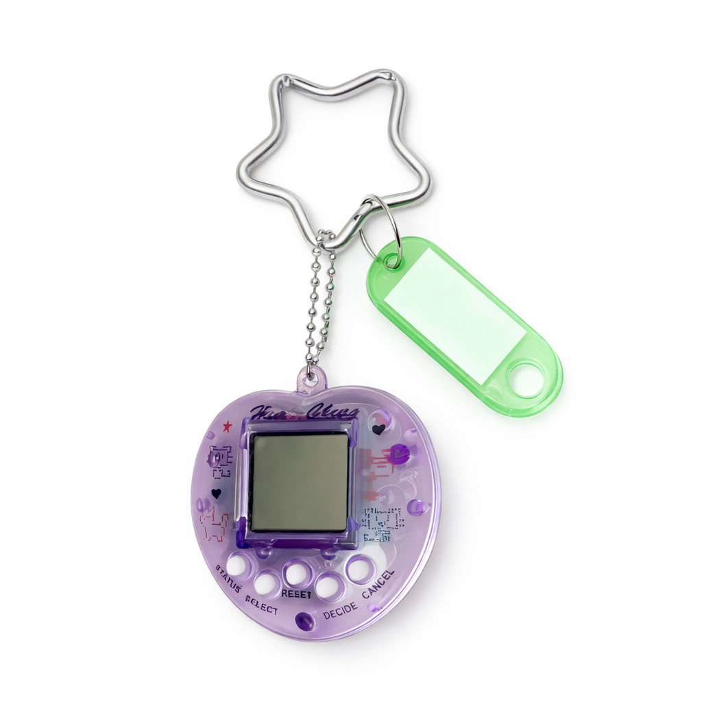 Lusitanna Pixel Charm – Interactive Retro Keychain