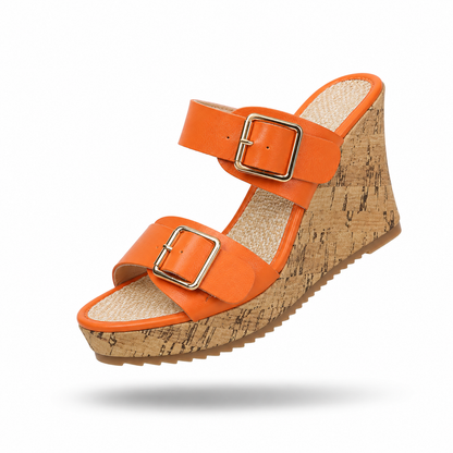 Sandálias Amalfi Gold – Conforto e Elegância Descontraída
