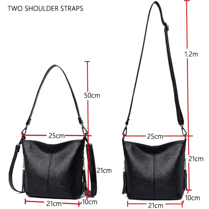 Bolsa "Lany Soft Tassel" – Elegância Casual com Estilo
