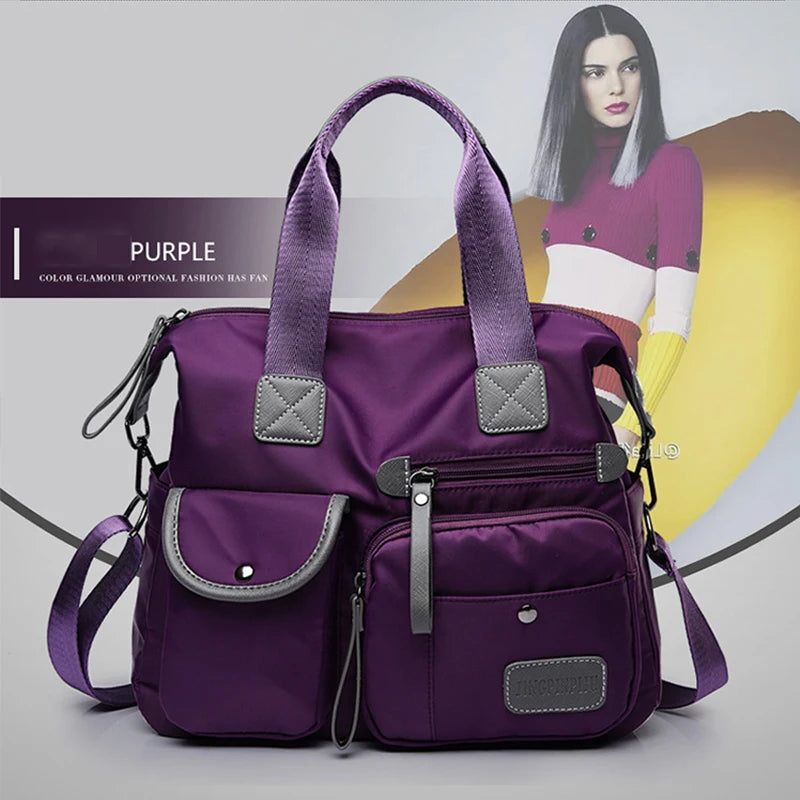 Urban Nylon Bag – Retro Elegance