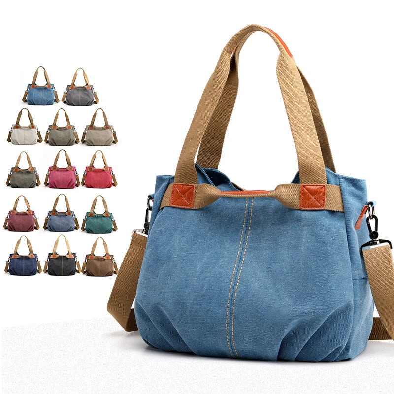 Marta-Canvas Hobo Bag