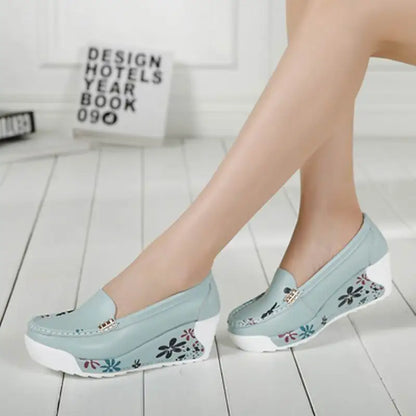 Mocassin Agata Nuria - Ultra confortable en cuir véritable