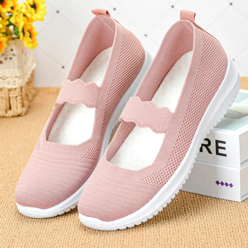 Cleo Marie - Ultra-light Breathable Mesh Semi-Orthopedic Shoe