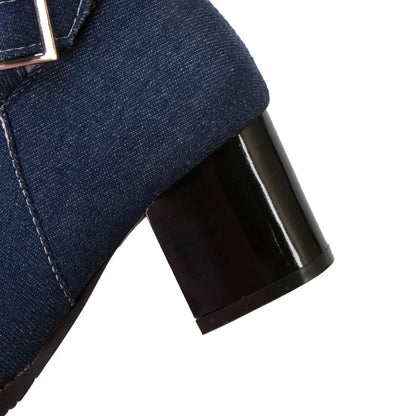 Ruth Denim Boot - Super Comfortable and Warm