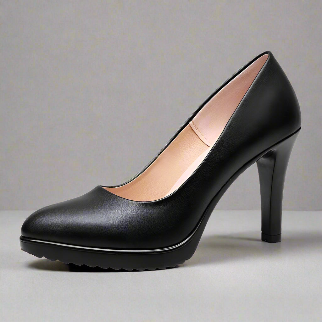 Sapatos Femininos de Couro Scarpin