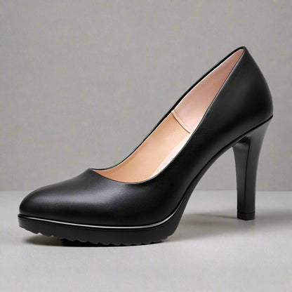 Sapatos Femininos de Couro Scarpin