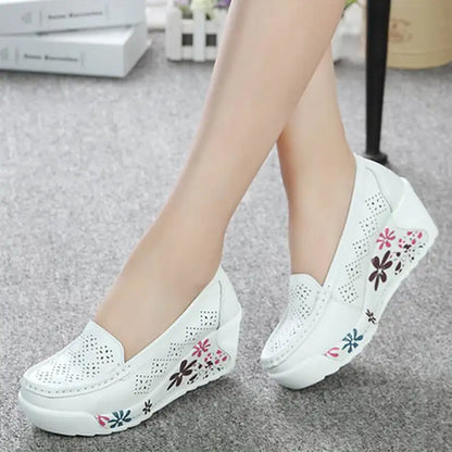 Mocassin Agata Nuria - Ultra confortable en cuir véritable