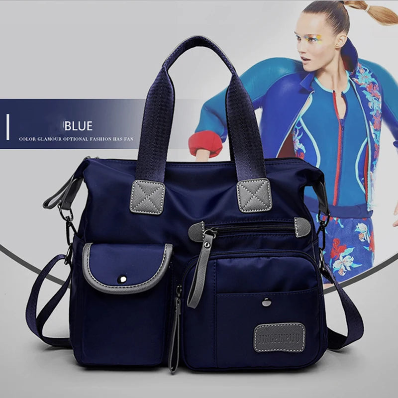 Urban Nylon Bag – Retro Elegance