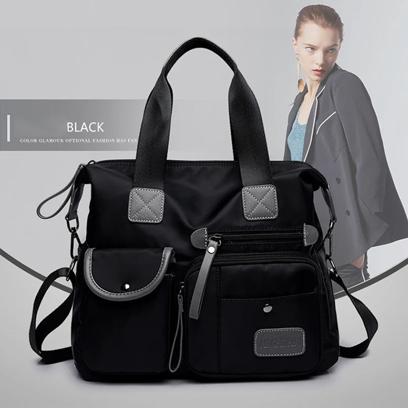 Urban Nylon Bag – Retro Elegance