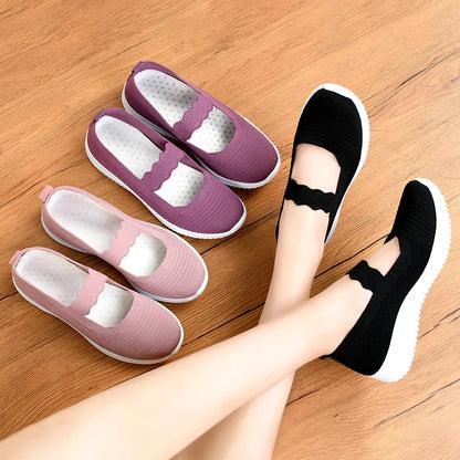 Cleo Marie - Ultra-light Breathable Mesh Semi-Orthopedic Shoe