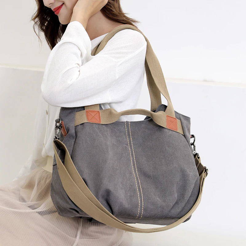 Marta-Canvas Hobo Bag