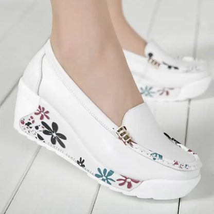 Mocassin Agata Nuria - Ultra confortable en cuir véritable