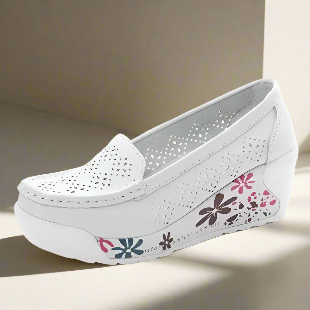 Mocassin Agata Nuria - Ultra confortable en cuir véritable