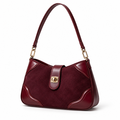 Bolsa Ronda – Em Couro Genuíno Camurçado