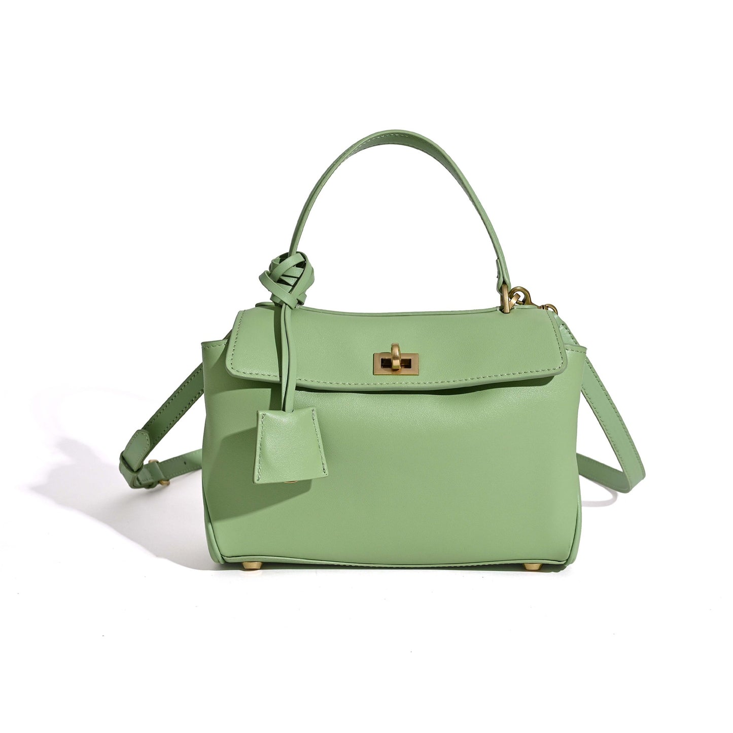 Sofia – Bolsa Estruturada em Couro Bovino Full-Grain