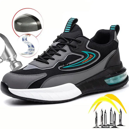 AirMax Guard - Sapato de Segurança com Câmara de Ar e Biqueira de Aço
