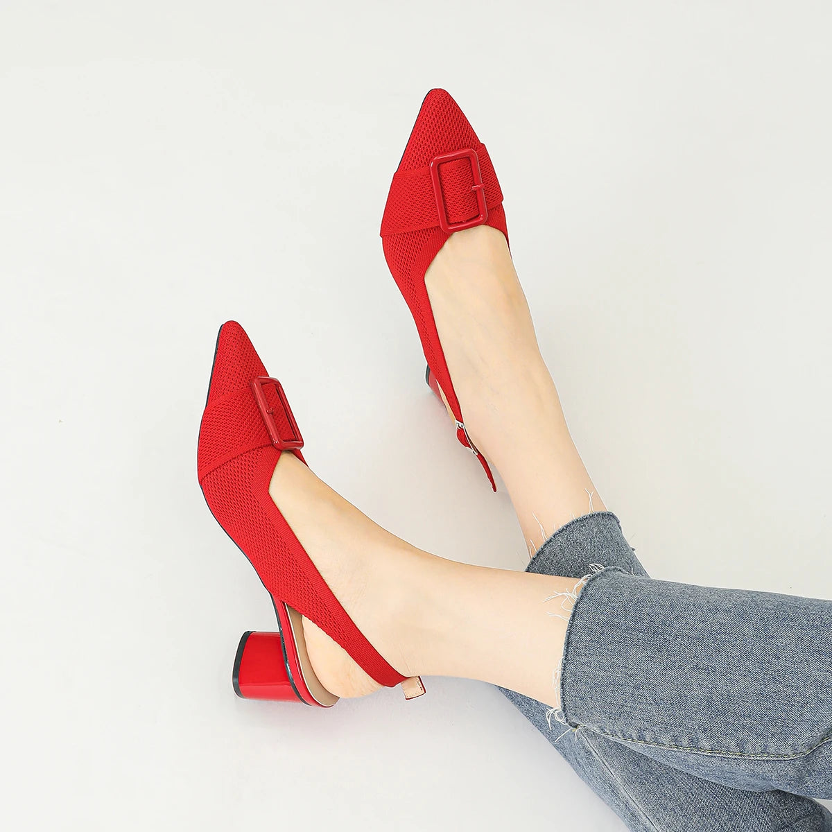Fanna - Very Elegant and Comfortable Mid-Heel Shoe