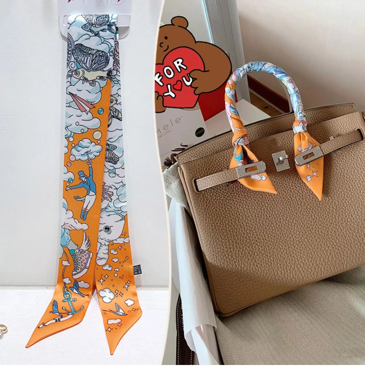 Lusitanna Key Ribbon – Lenço Elegante