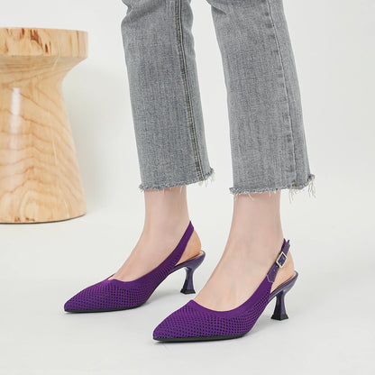 Diana - Very Elegant and Comfortable Mid-Heel Shoe