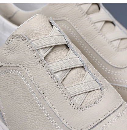 Lusitanna Genuine Leather Casual Lift Tennis Shoes