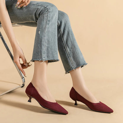 Valentina Stilleto - Very Elegant and Comfortable Low Heel Shoe