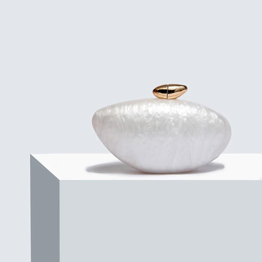 "Ellipse Night" Acrylic Clutch