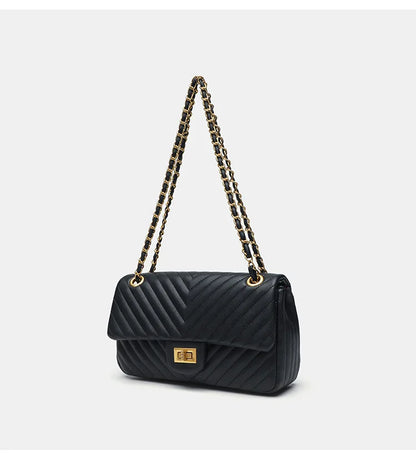 Véronique Chain – Genuine Leather Bag