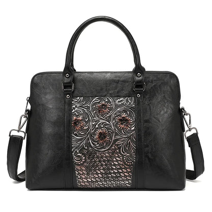 Mala Executiva Helena Vintage – Em Couro Natural Premium