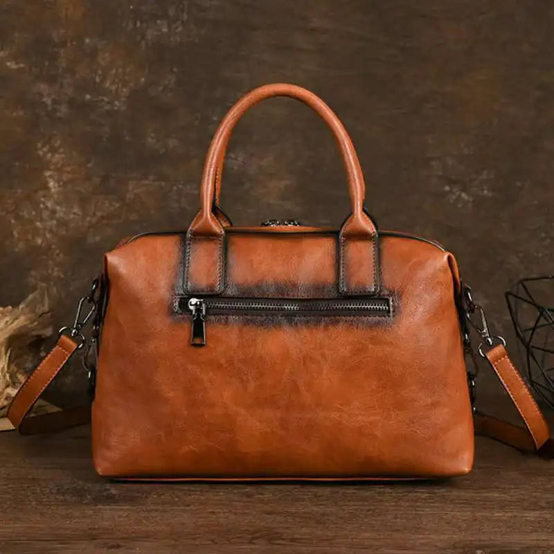 Mala Boston Carolina Vintage – Design Elegante de Alta Qualidade