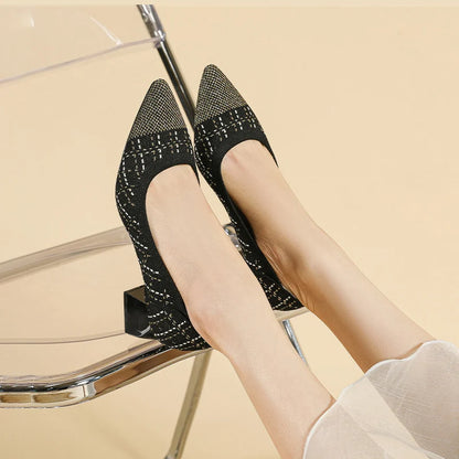 Zarah - Very Elegant and Comfortable Block Heel Shoe