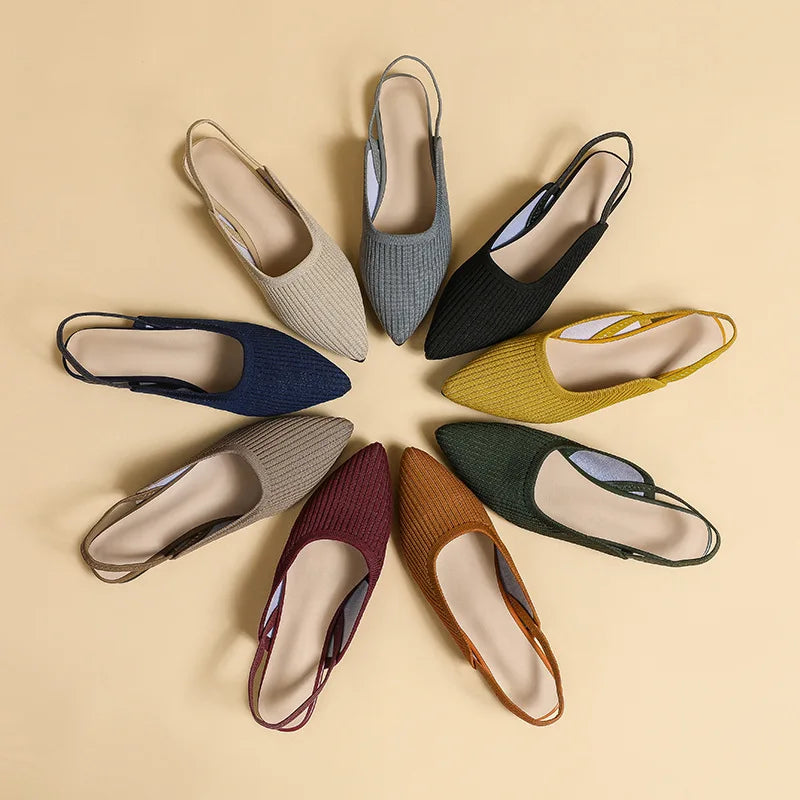 Miss Isadora Flat - Very elegant and comfortable ballerina-style shoe