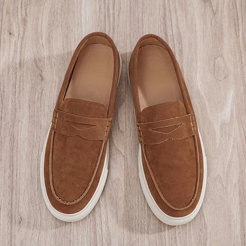 Alberto - Mocassins Casuais em Camurça