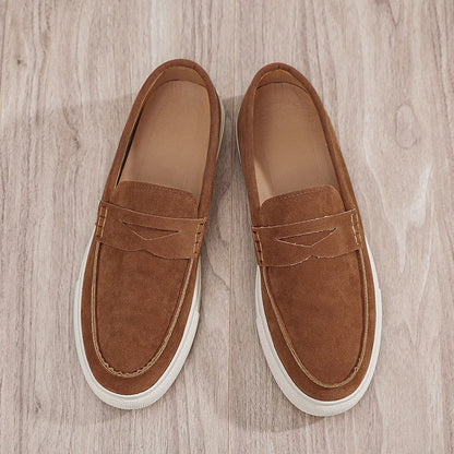 Alberto - Mocassins Casuais em Camurça