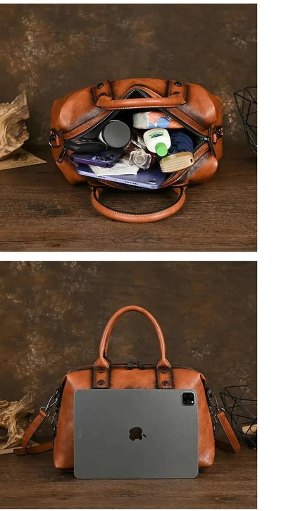 Mala Boston Carolina Vintage – Design Elegante de Alta Qualidade