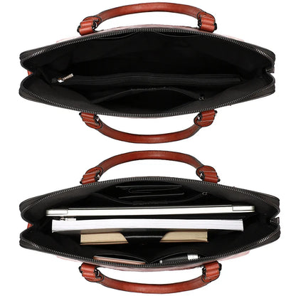 Mala Executiva Helena Vintage – Em Couro Natural Premium