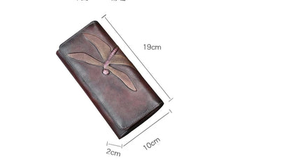 Carteira Aurora Classic Vintage – Em Couro Genuíno Premium