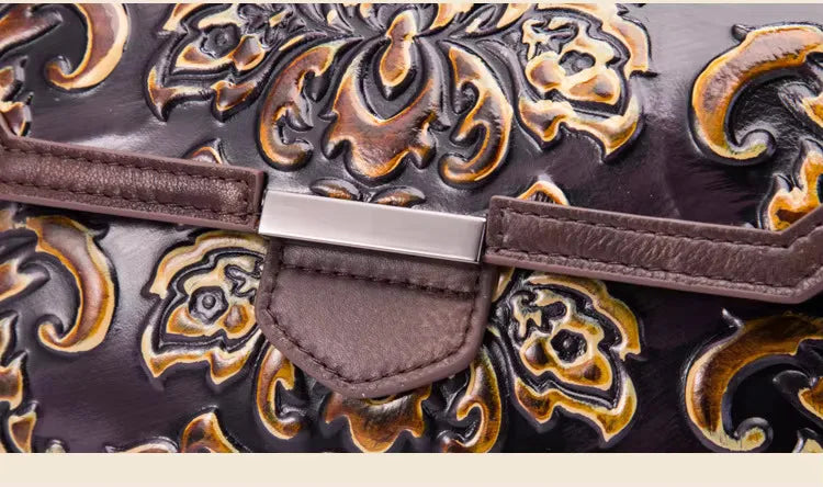 Mala Flap Aurora Vintage – Em Couro Genuíno Premium