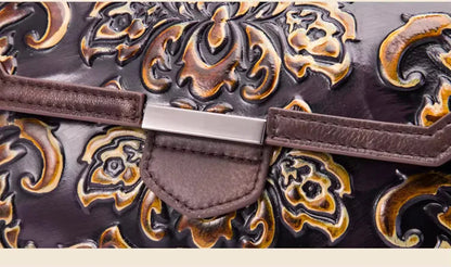 Mala Flap Aurora Vintage – Em Couro Genuíno Premium