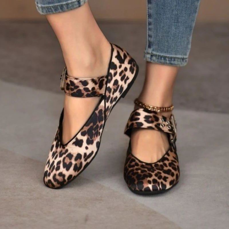 Leopard - Comfortable Flat Shoe