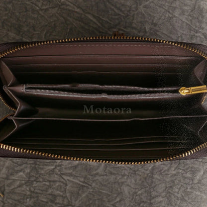 Carteira Atlas Étnica – Em Couro Genuíno