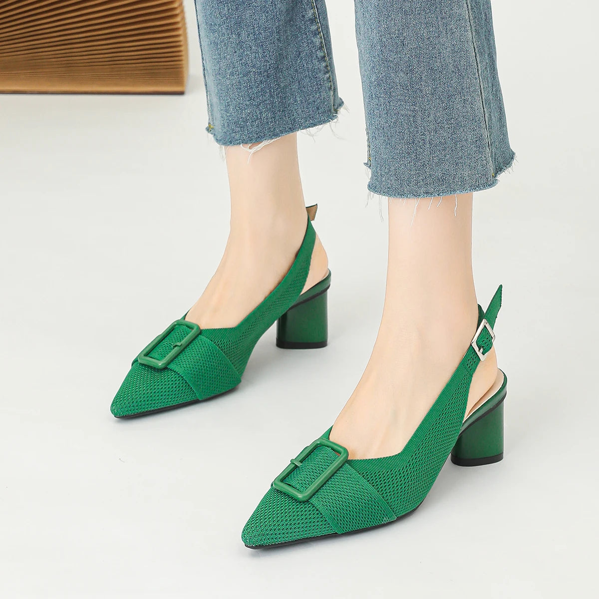 Fanna - Very Elegant and Comfortable Mid-Heel Shoe