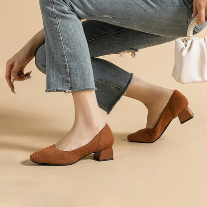 Miss Retro - Very Elegant and Comfortable Block Heel Shoe