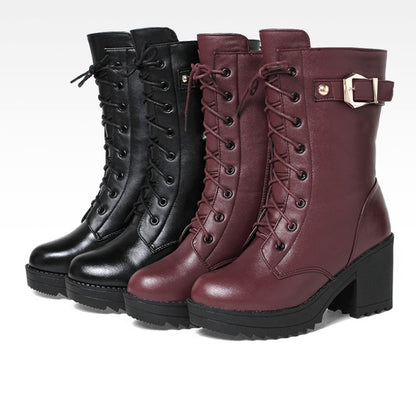 Zagreb - Winter Boot (Genuine Leather) 5.5CM Heel