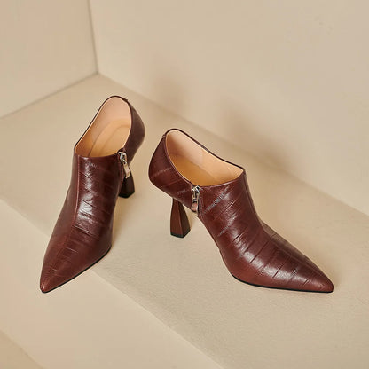 Tan Daux - Genuine Leather and Textile Shoe