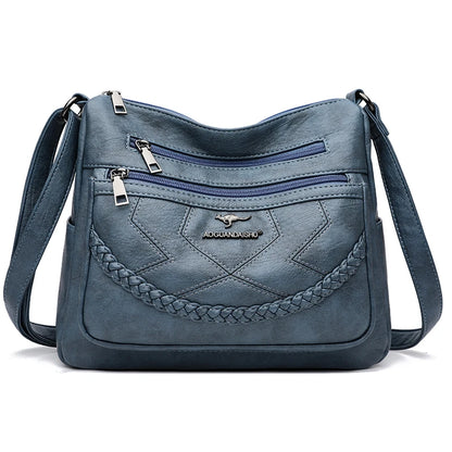 "Vera Soft" Bag - Luxurious Vegan Leather Women's Multi-Pocket Handbag